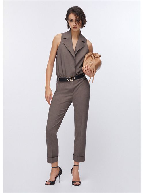 Gilet body in tessuto mélange LIU JO | CA6127T577A/P9578